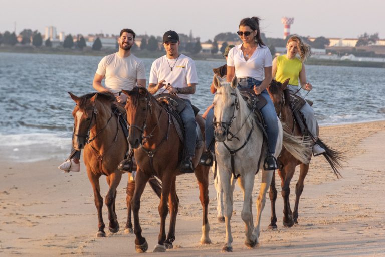 Sunset Beach Horseback Riding near Lisbon